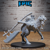 Camel Folk Warrior 3D-printed model